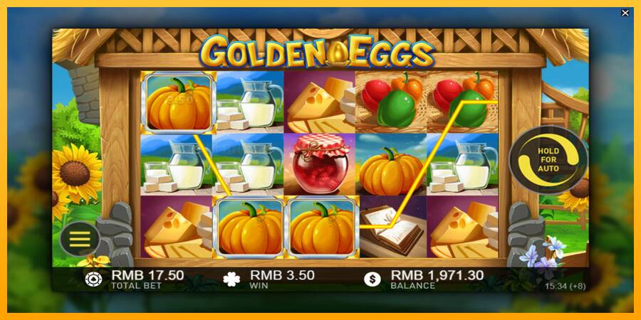 Golden Eggs игрална машина за пари, снимка 4