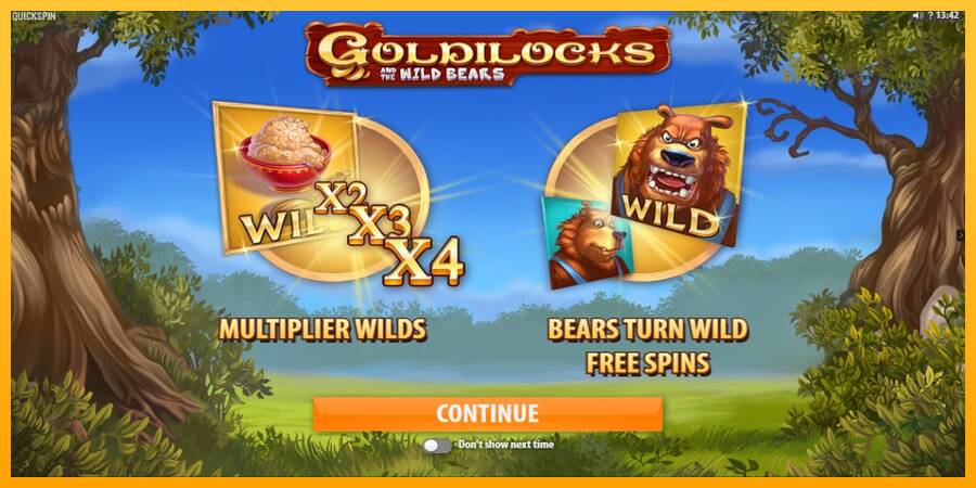 Goldilocks and the Wild Bears игрална машина за пари, снимка 1