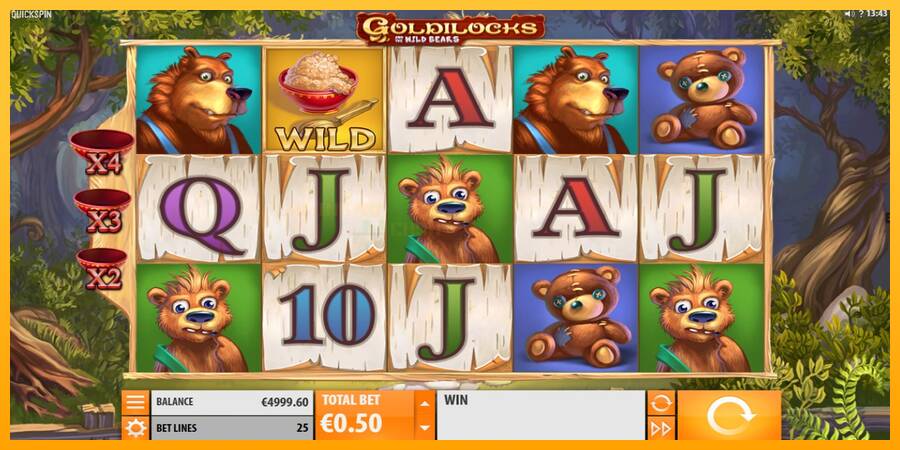 Goldilocks and the Wild Bears игрална машина за пари, снимка 2