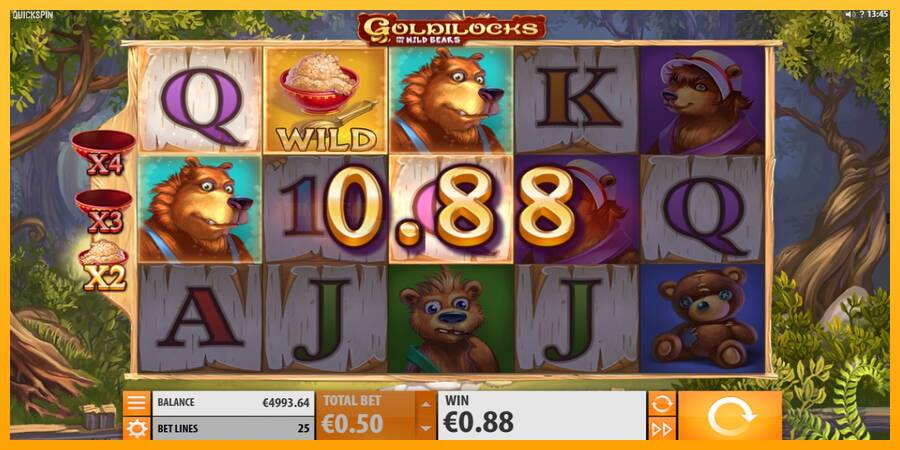 Goldilocks and the Wild Bears игрална машина за пари, снимка 3