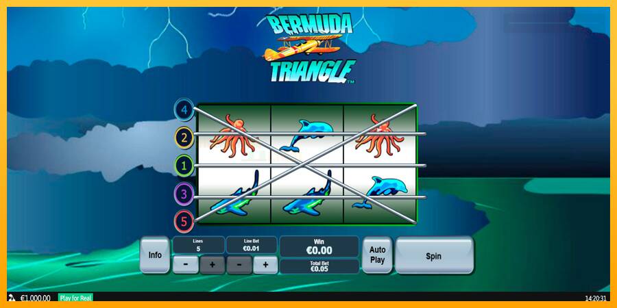 Bermuda Triangle игрална машина за пари, снимка 1