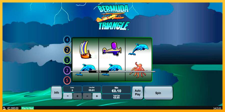 Bermuda Triangle игрална машина за пари, снимка 3