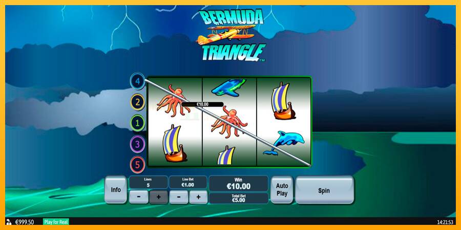 Bermuda Triangle игрална машина за пари, снимка 4