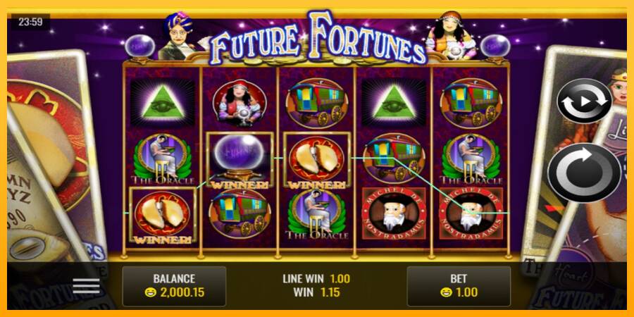 Future Fortunes игрална машина за пари, снимка 2