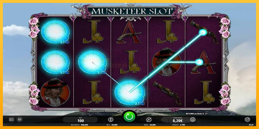 Musketeer Slot игрална машина за пари, снимка 3