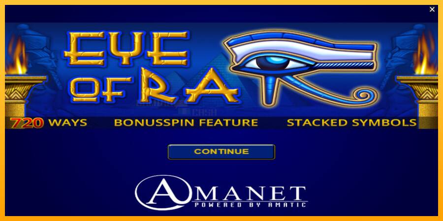 Eye of Ra игрална машина за пари, снимка 1