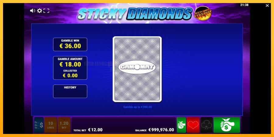 Sticky Diamonds Red Hot Firepot игрална машина за пари, снимка 3