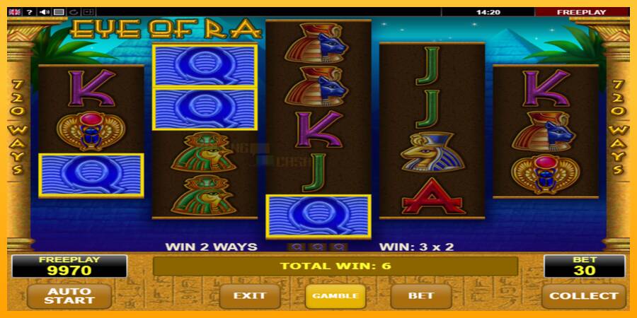 Eye of Ra игрална машина за пари, снимка 3