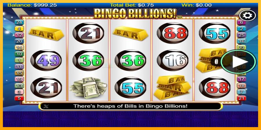 Bingo Billions игрална машина за пари, снимка 1