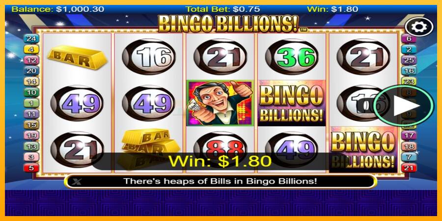 Bingo Billions игрална машина за пари, снимка 2