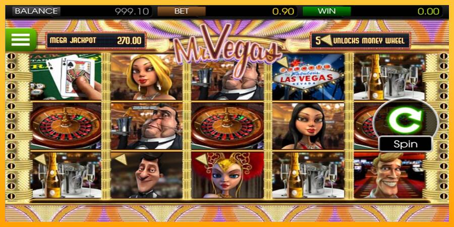 Mr. Vegas игрална машина за пари, снимка 1