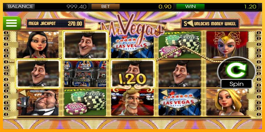 Mr. Vegas игрална машина за пари, снимка 2