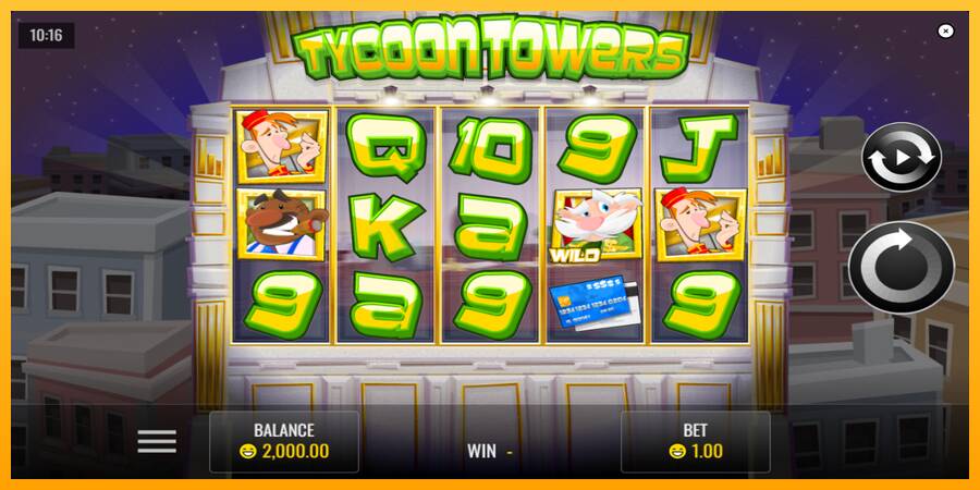 Tycoon Towers игрална машина за пари, снимка 2