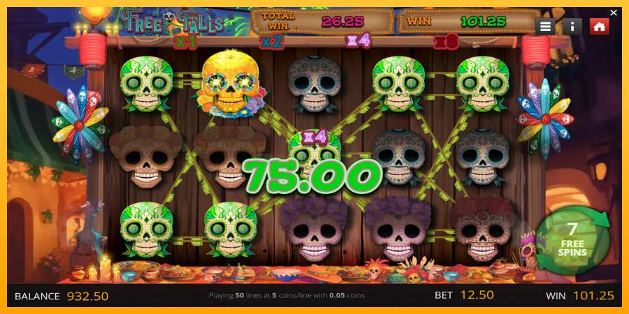 Calavera Cascades игрална машина за пари, снимка 3