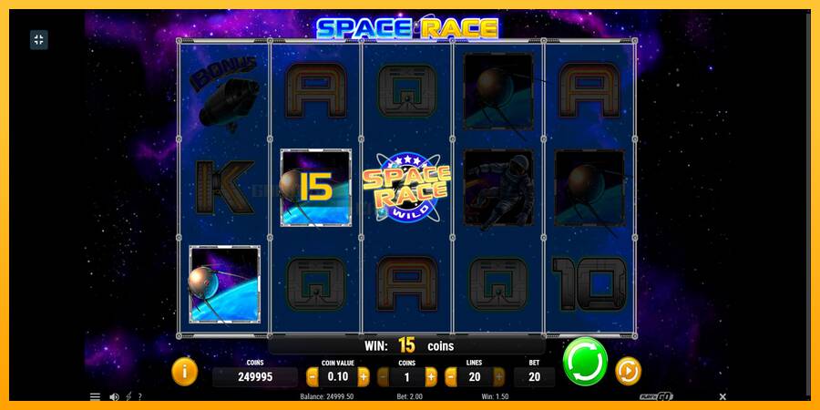 Space Race игрална машина за пари, снимка 2