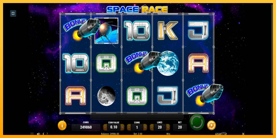 Space Race игрална машина за пари, снимка 4