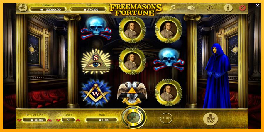 Freemasons Fortune игрална машина за пари, снимка 2