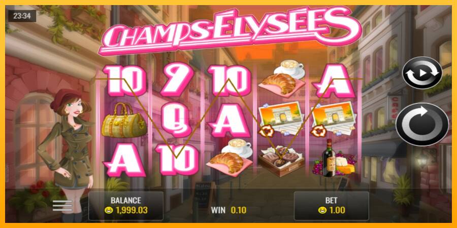 Champs-Elysees игрална машина за пари, снимка 2