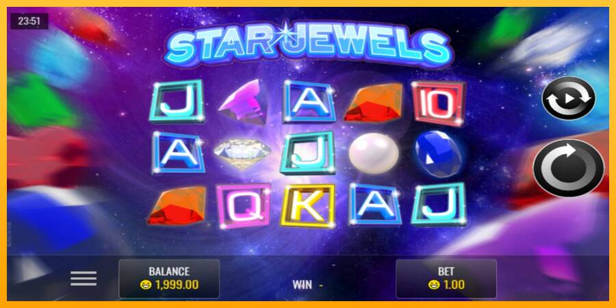 Star Jewels игрална машина за пари, снимка 1