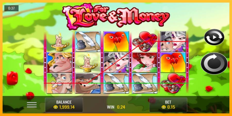 For Love and Money игрална машина за пари, снимка 2