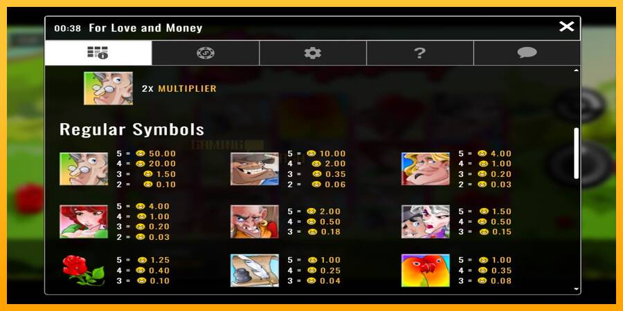 For Love and Money игрална машина за пари, снимка 4