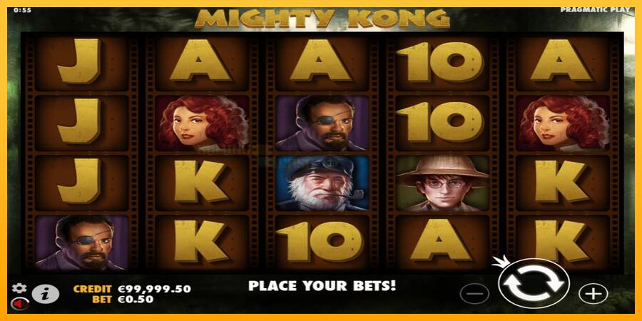 Mighty Kong игрална машина за пари, снимка 2