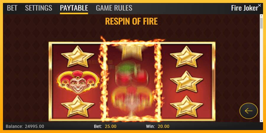 Fire Joker игрална машина за пари, снимка 5