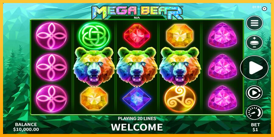 Mega Bear игрална машина за пари, снимка 2