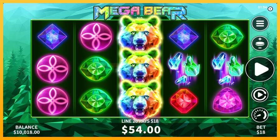 Mega Bear игрална машина за пари, снимка 3