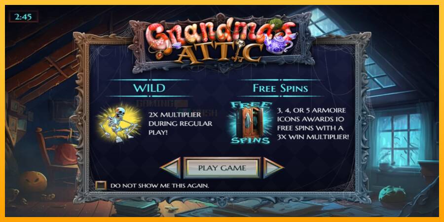 Grandma’s Attic игрална машина за пари, снимка 1