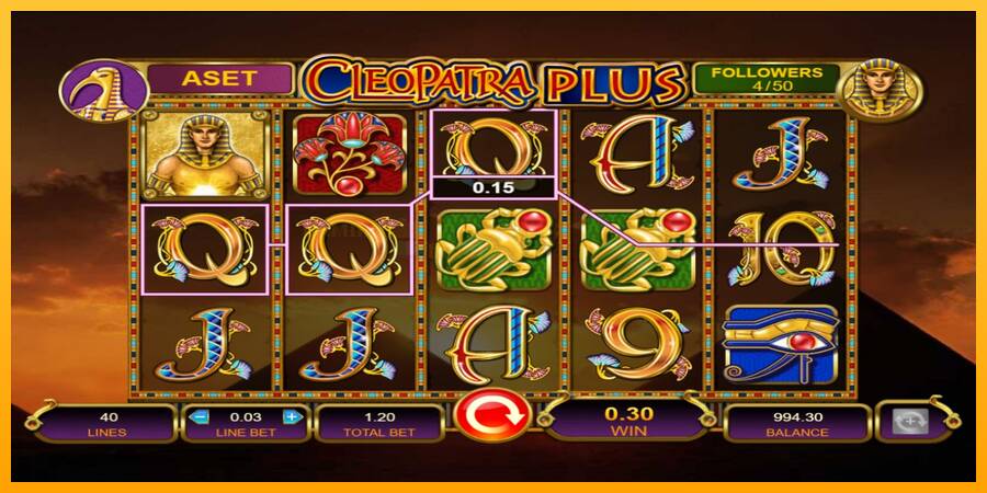 Cleopatra Plus игрална машина за пари, снимка 3