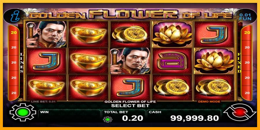 Golden Flower of Life игрална машина за пари, снимка 1