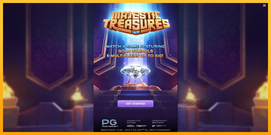 Majestic Treasures игрална машина за пари, снимка 1