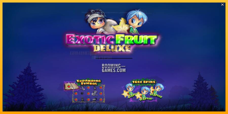 Exotic Fruit Deluxe игрална машина за пари, снимка 1