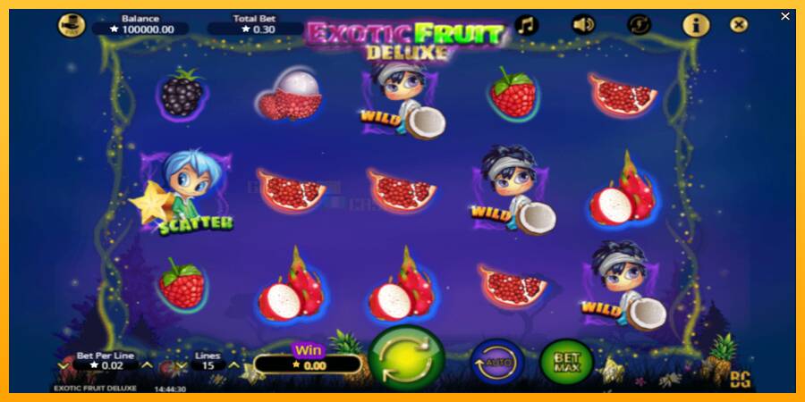 Exotic Fruit Deluxe игрална машина за пари, снимка 2