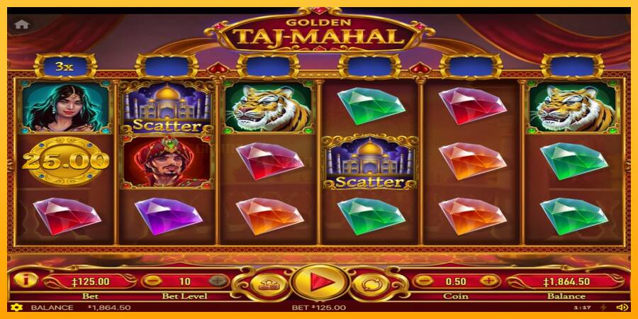 Golden Taj Mahal игрална машина за пари, снимка 1