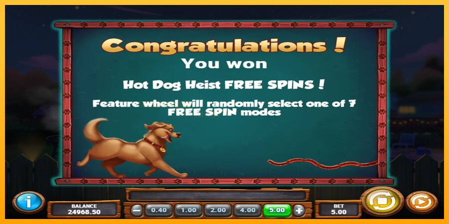 Hot Dog Heist игрална машина за пари, снимка 3