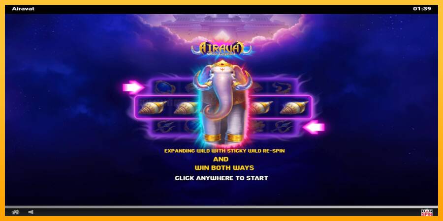 Airavat - White Elephant игрална машина за пари, снимка 1