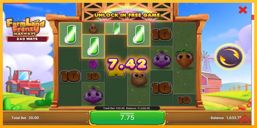 Farmland Frenzy Maxways игрална машина за пари, снимка 4