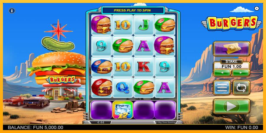 Burgers игрална машина за пари, снимка 2