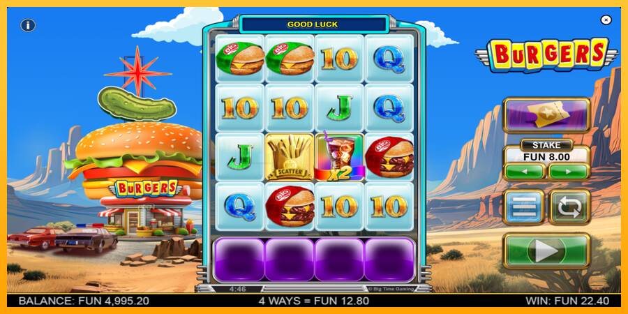 Burgers игрална машина за пари, снимка 4