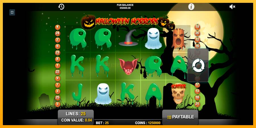 Halloween Horrors игрална машина за пари, снимка 1