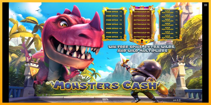 Monsters Cash игрална машина за пари, снимка 1