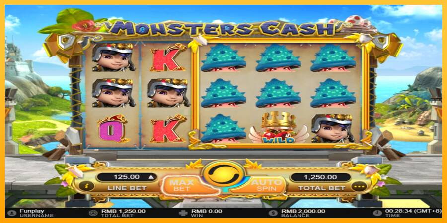 Monsters Cash игрална машина за пари, снимка 3