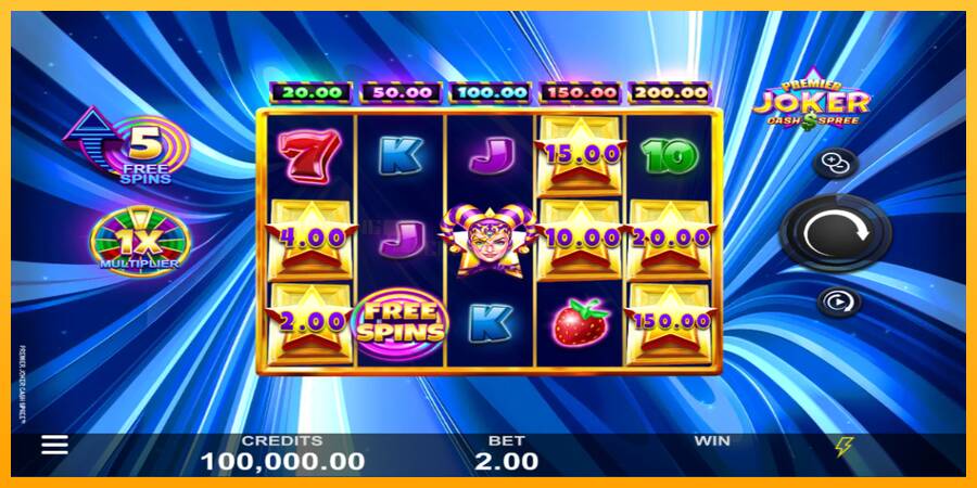 Premier Joker Cash Spree игрална машина за пари, снимка 1