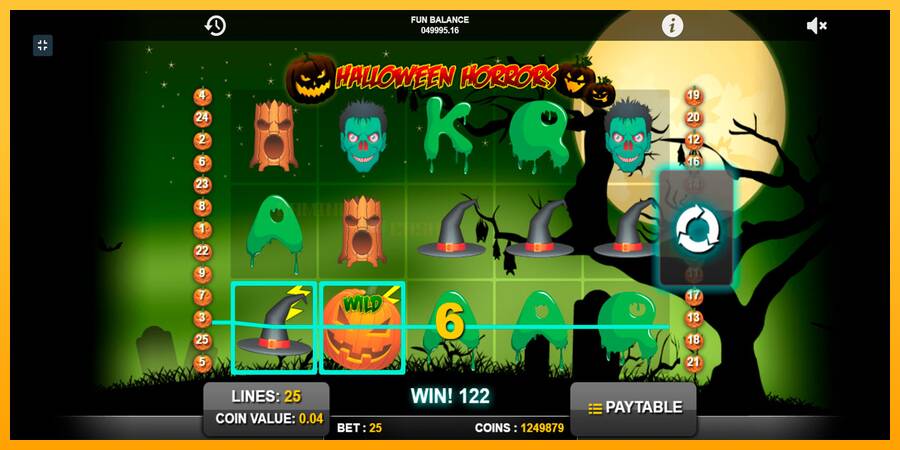 Halloween Horrors игрална машина за пари, снимка 8