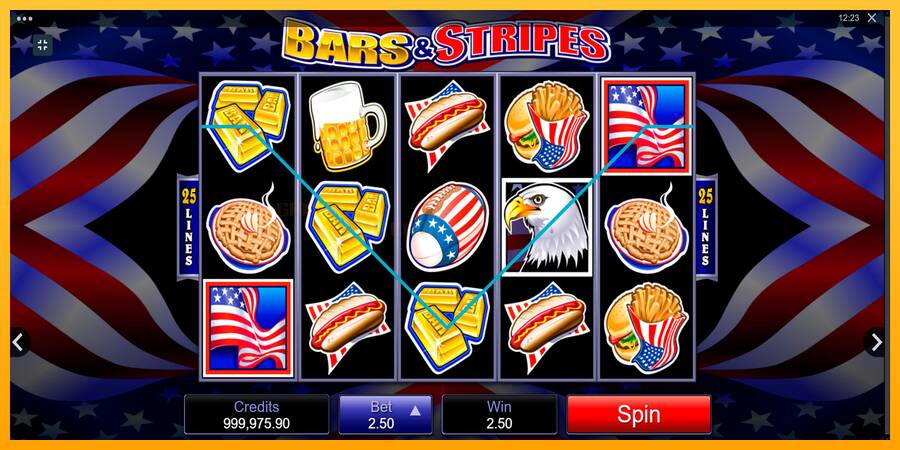 Bars and Stripes игрална машина за пари, снимка 4