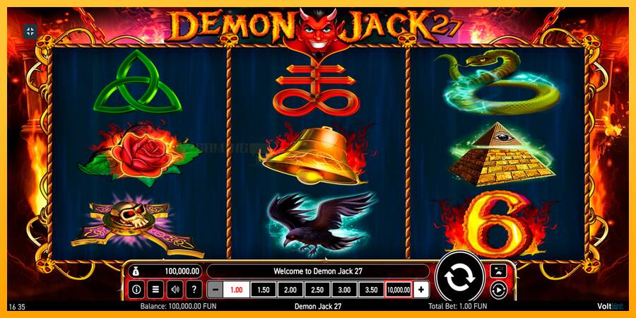 Demon Jack 27 игрална машина за пари, снимка 1