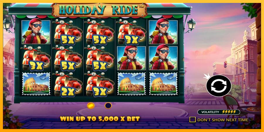 Holiday Ride игрална машина за пари, снимка 1