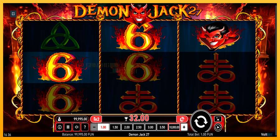 Demon Jack 27 игрална машина за пари, снимка 3